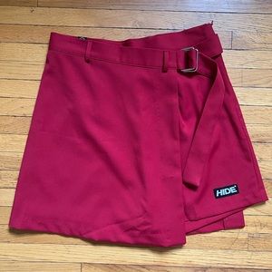 HIDE SKORT PAPRIKA RED WORN ONCE